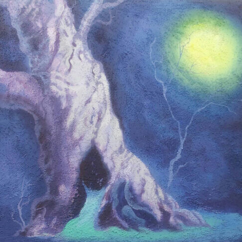 선지영, 나목, 90.9×65.1cm, acrylic paint, 2014