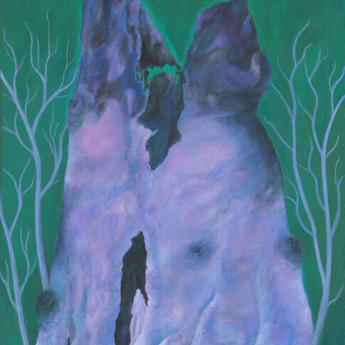 선지영, 나목, 116.8×91cm, acrylic paint, 2023