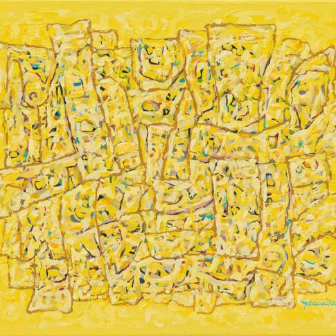 조용남, 시간을 담다, 53×45.5cm, mixed media on canvas, 2023