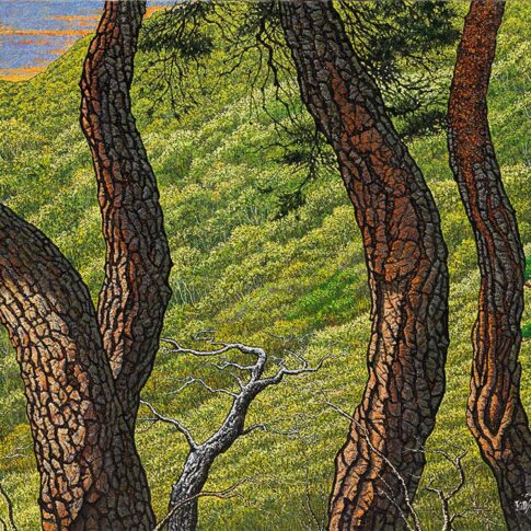 김선종, 봄의 길목에서, 97×130.3cm, oil on canvas, 2021