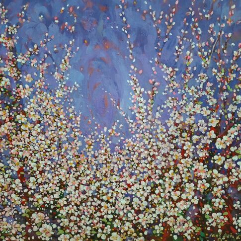 김상선 Kim, 바람소리-봄, 30F, Oil on Canvas, 2016