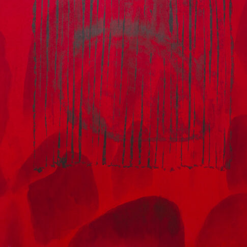 JEONG INSOO, Light of form, 72.7x72.7cm, 한지수묵 채색, 2024