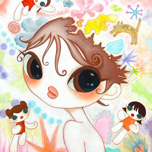 이지수, 세계, 53×45cm, mixed media, 2024