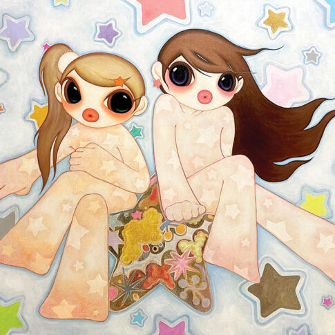 이지수, 나의 별, 91×116.8cm, mixed media, 2024