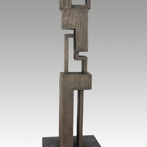 국경오, 한글인2024-1, 24×22×68cm, bronze, 2024
