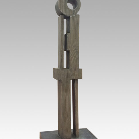 국경오, 한글인2024-2, 24×22×68cm, bronze, 2024
