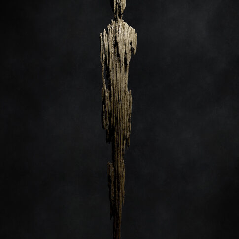 국경오, Discovery, 26×26×157cm, bronze, 2017