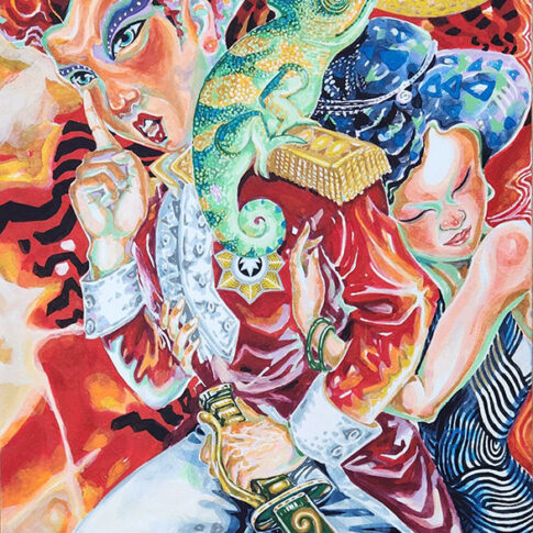 이창훈, War-사랑, 50×30cm, mixed media, 2025