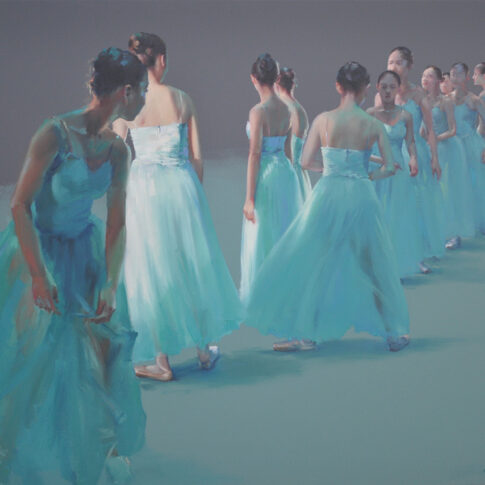 Gwangsub Oh, Rehearsal, 97×130.3cm, oil on canvas, 2025