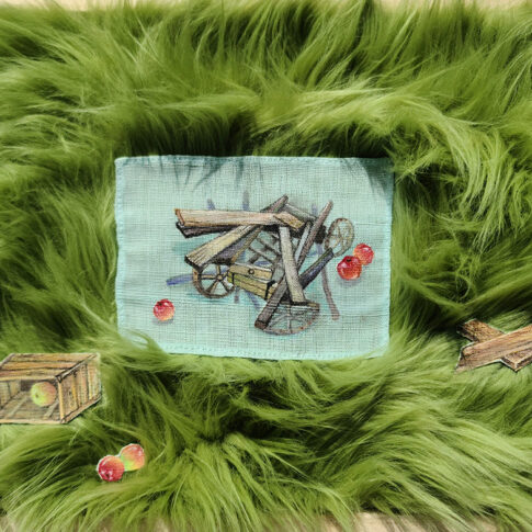 박진아, 틈, 29×75cm, Mixed media, 2025