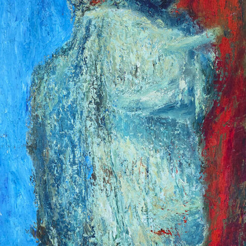 황순칠, 열반의 미소, 91.2x 61cm, Oil on canvas, 2024