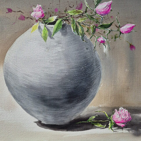 차미자, 햇살좋은날에, 53x41cm