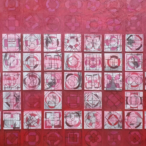 조경련, 집, 73,7×60.5㎝, Mixed media on Canvas, 2023