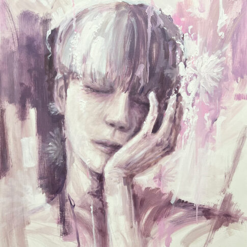 김규찬, 두통, 80.3×65.1cm, oil on canvas, 2025