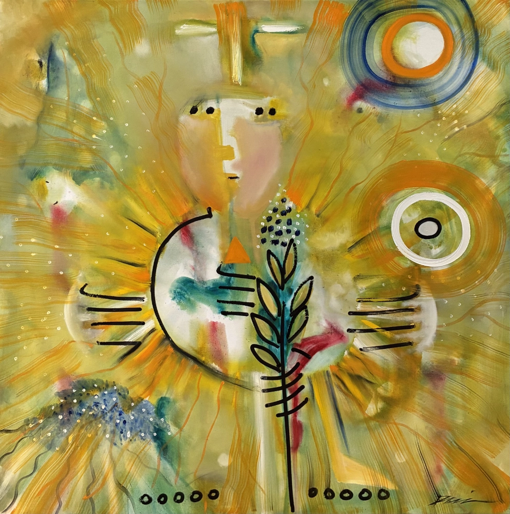 galeria-duvan-3 Duvan, Where the Light Is Born, 100×100cm, oil on canvas, 2026