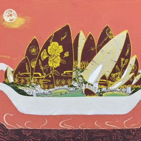 주성범, Planet, 53.5×41.5cm, mixed media, 2025