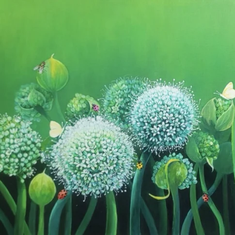 김옥순, Myway-2025, 90.9×60.6cm, acrylic on canvas, 2025