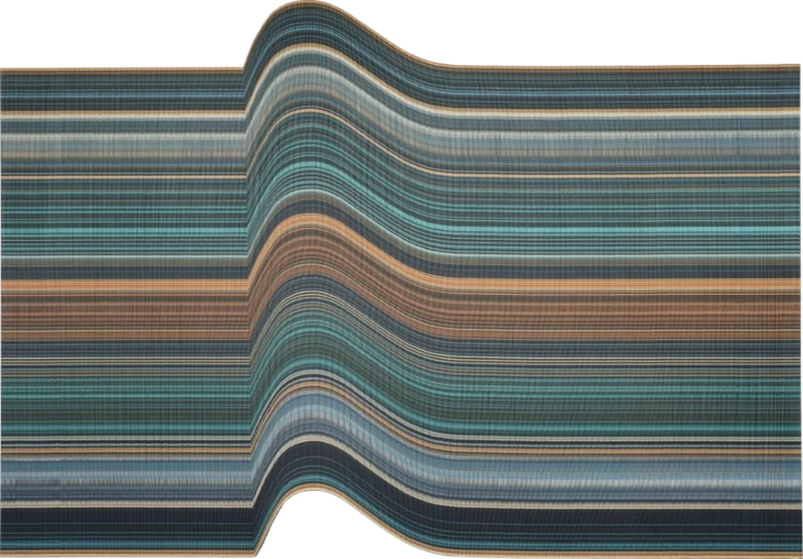 전병삼, WAVE 20250914007 BUTTERFLY, 122×80cm, stacking printed photographs, 2025