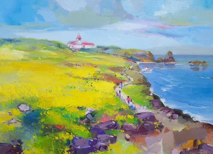 황의신, 섭지코지, 65.1×50.0cm, oil on canvas, 2026