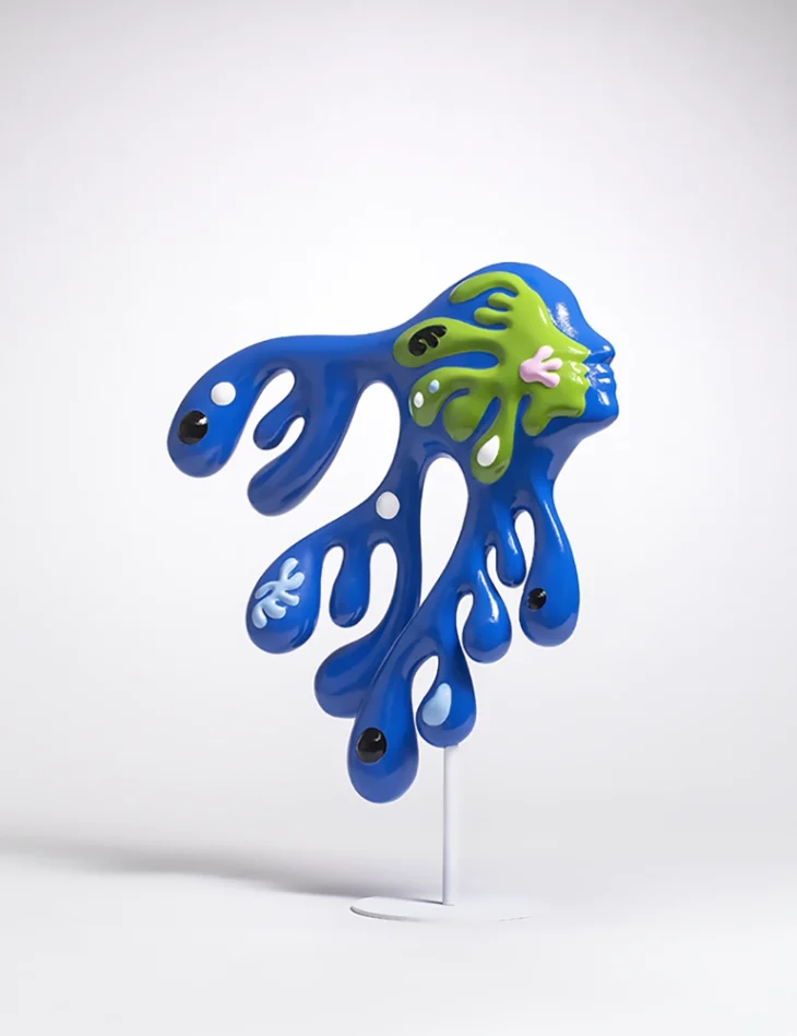 조유나, Flow, 60.0×18.0×72.0cm, urethane paint on resin, 2024