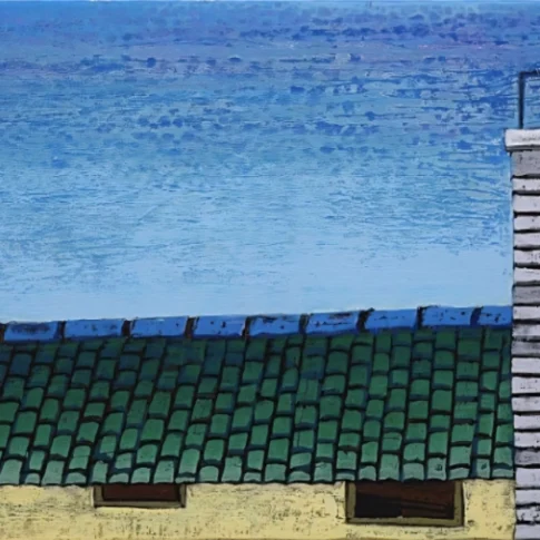 이민, 새벽길 출근, 50.0×40.0cm, pantableau on canvas, 2026
