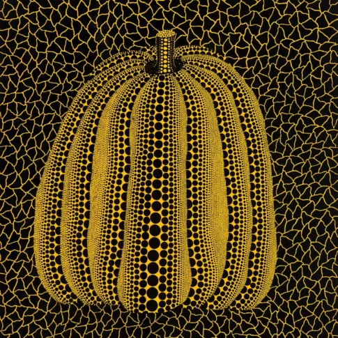 Yayoi Kusama, Pumpkin (2), 52.5×45.4cm, screenprint on paper, 1990