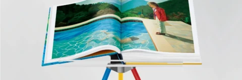 David Hockney, A Bigger Book, dimensions variable, art book and bookstand, 2016