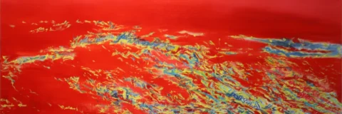 Kim 25, The Wave, 145.5×97.0cm, oil on canvas, 2026