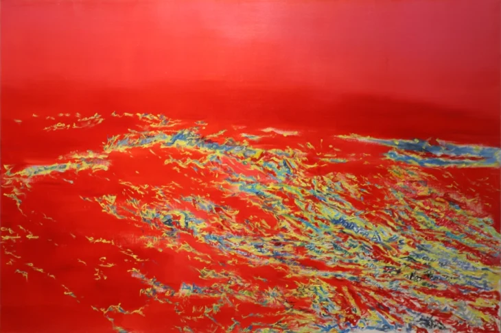 김25, The Wave, 145.5×97.0cm, oil on canvas, 2026