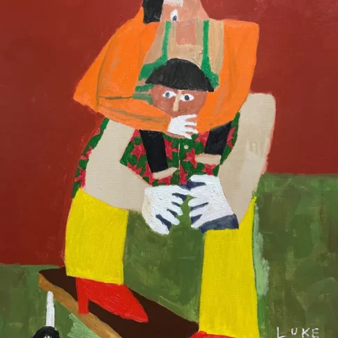 Luke Hyungwoo Lee, Anxiety, 65.0×53.0cm, oil on canvas, 2025