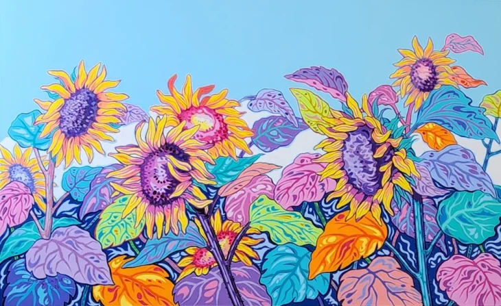 Soonhaeng Lee, Blossom, 116.8×80.3cm, acrylic on canvas, 2026